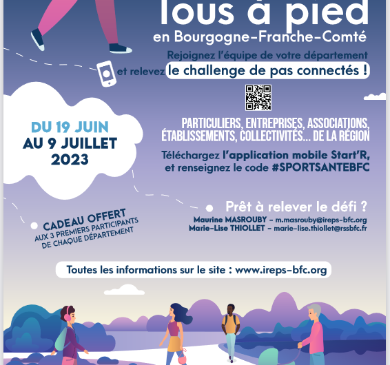 Challenge de pas connecté