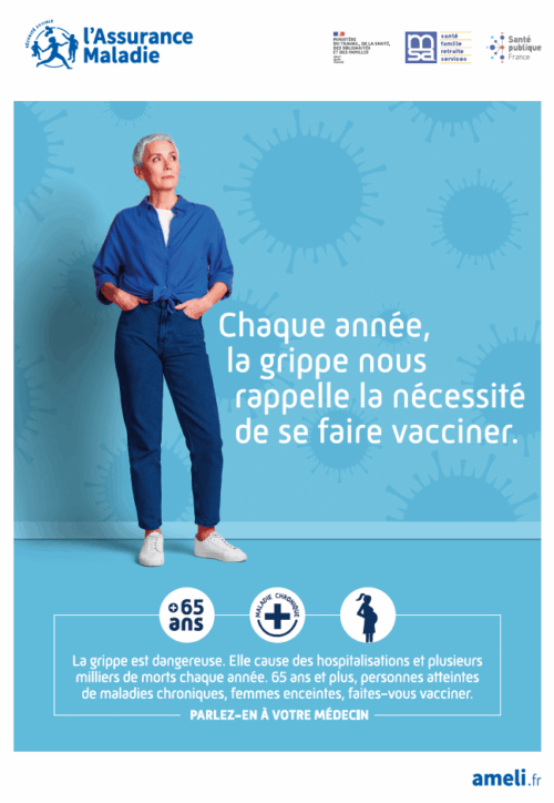 Affiche 2025 - Vaccination grippe générique