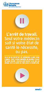 Flyer Bon usage des soins - L'arrêt de travail
