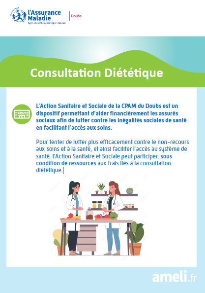 Flyer - Consultation Diététique