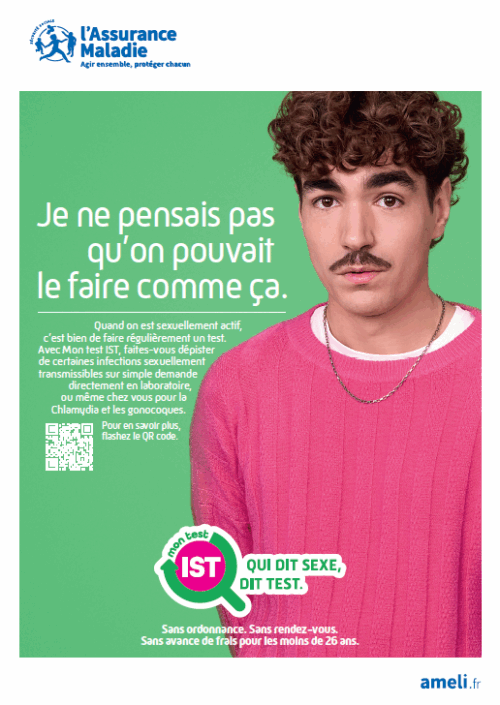 Affiche Mon test IST - Faire comme ça
