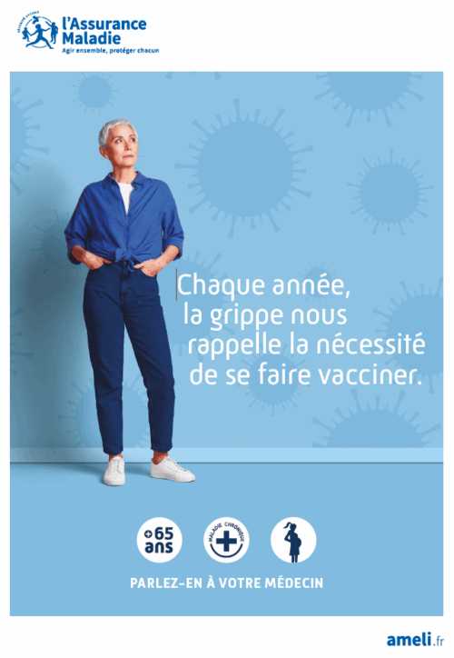 Flyer 2025 - Vaccination grippe toutes cibles