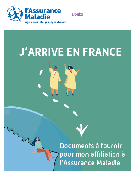 Flyer : Primo affiliation - J'arrive en France