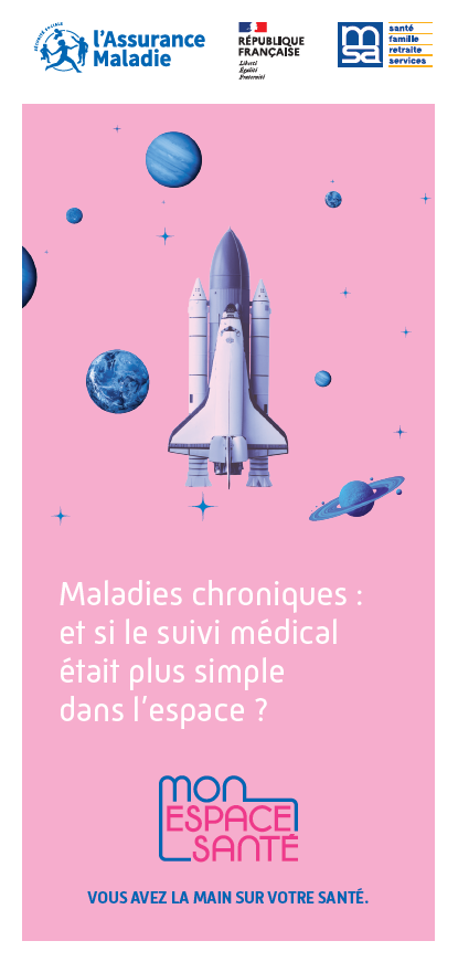 Flyer Mon espace santé Maladie chronique