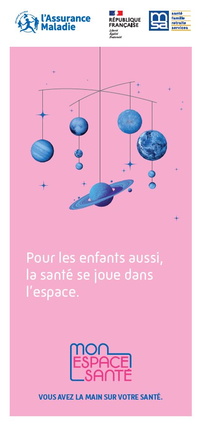 Flyer Mon espace santé - Parents