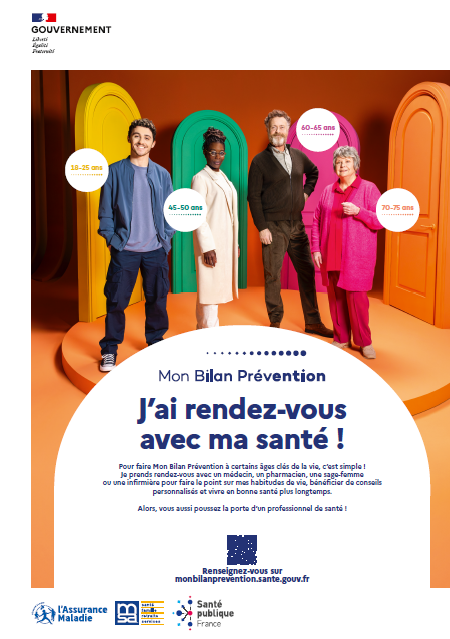 Affiche Mon bilan prévention  - Générique