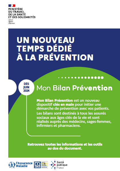 Flyer : Mon bilan prévention PS