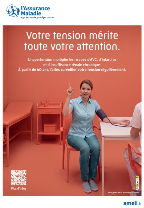 Affiche Hypertension Artérielle (HTA)