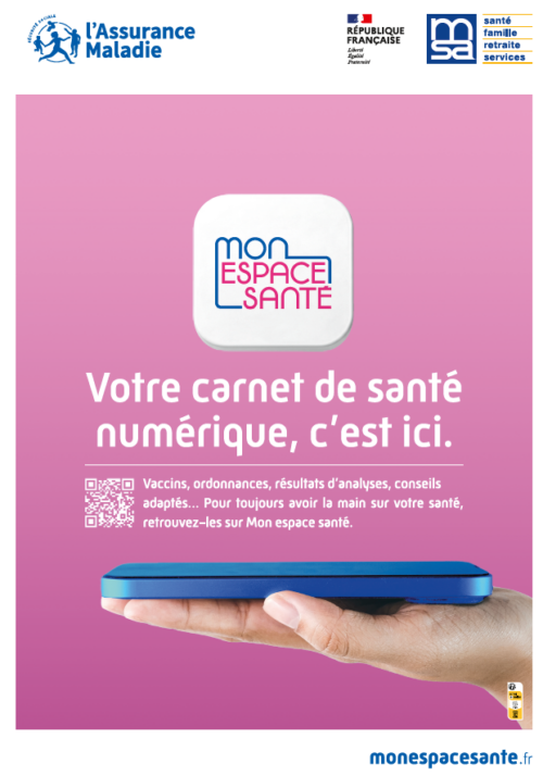 Affiche Mon espace santé - Générique