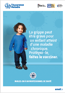 FLYER 2026 - Vaccination grippe enfant - Maladie chronique